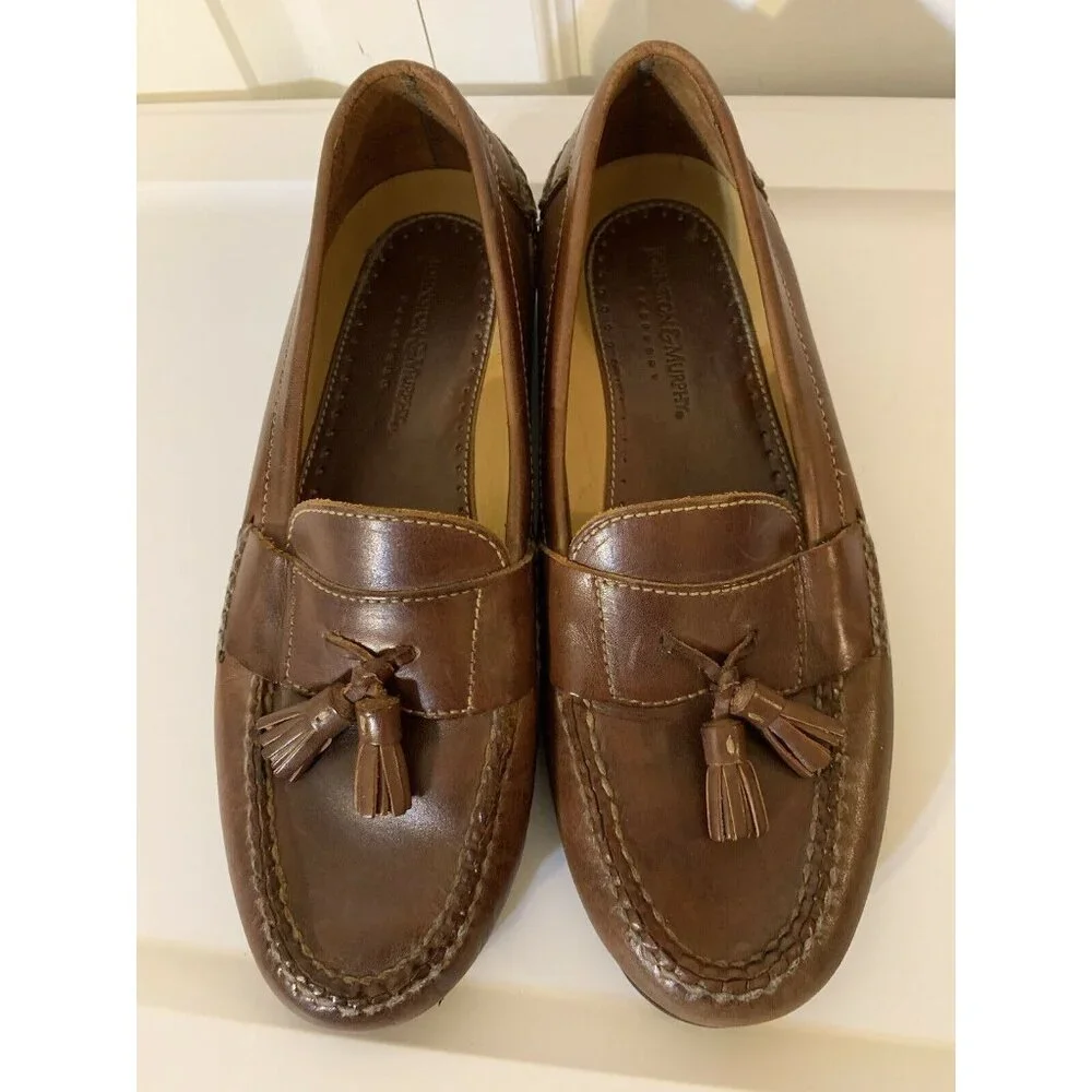 Johnston & Murphy Passport Tasselled Slip On‎ Loafers Shoes Men's 9 M